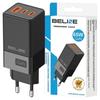 Beline Земля. Сеть. 2X USB-C + 1X USB 65W Черный/Black (ТолькоHead) Pd 3,0 + Qc 3,0 Bln3Cb65 Ган