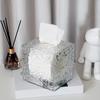 Toilet Roll Paper Holder Clear Visible Modern Waterproof Desktop Tissue Napkin Paper Towel Dispenser Storage Box Home Supplies