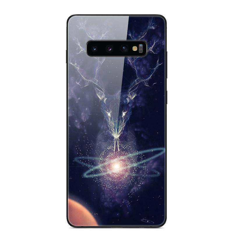 Для Samsung S10 Plus Чехол Закаленное Стекло Жесткая Задняя Крышка Телефона coque Для Samsung Galaxy S10E S 10 5G S10plus бампер чехлы capa
