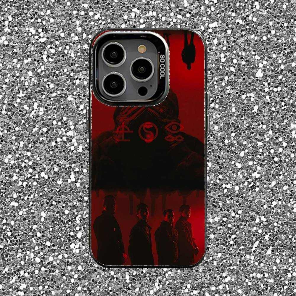 Чехол для телефона Rock Bad O-Omens Для iPhone 16,15,14,13,12,11,Pro,XS,Max,Plus,Mini,SE Черный Конфетный Матовый Ударопрочный Чехол