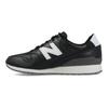 New Balance Модная кожаная амортизирующая прочная дышащая обувь для бега с низким верхом мужские кроссовки черно-белые MRL996LT
