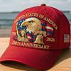 Limited Edition 250th Anniversary USA Eagle & Statue of Liberty Embroidered Baseball Cap, Unisex Adjustable