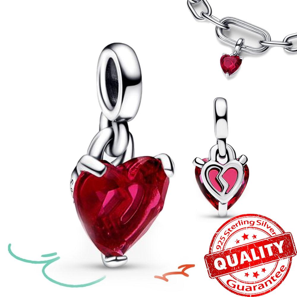 Оригинальные Медные Крылья Ангела Сердце Удача Божья Коровка Мини Подвеска Шарм Подходит для Оригинального Браслета Me для Женщин Ювелирное Изделие Подарок