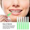 100PCS Interdental Brushes Dental Floss Toothpick Orthodontic Braces Brush Tooth Cleaning Tool Oral Care with Storage Box
