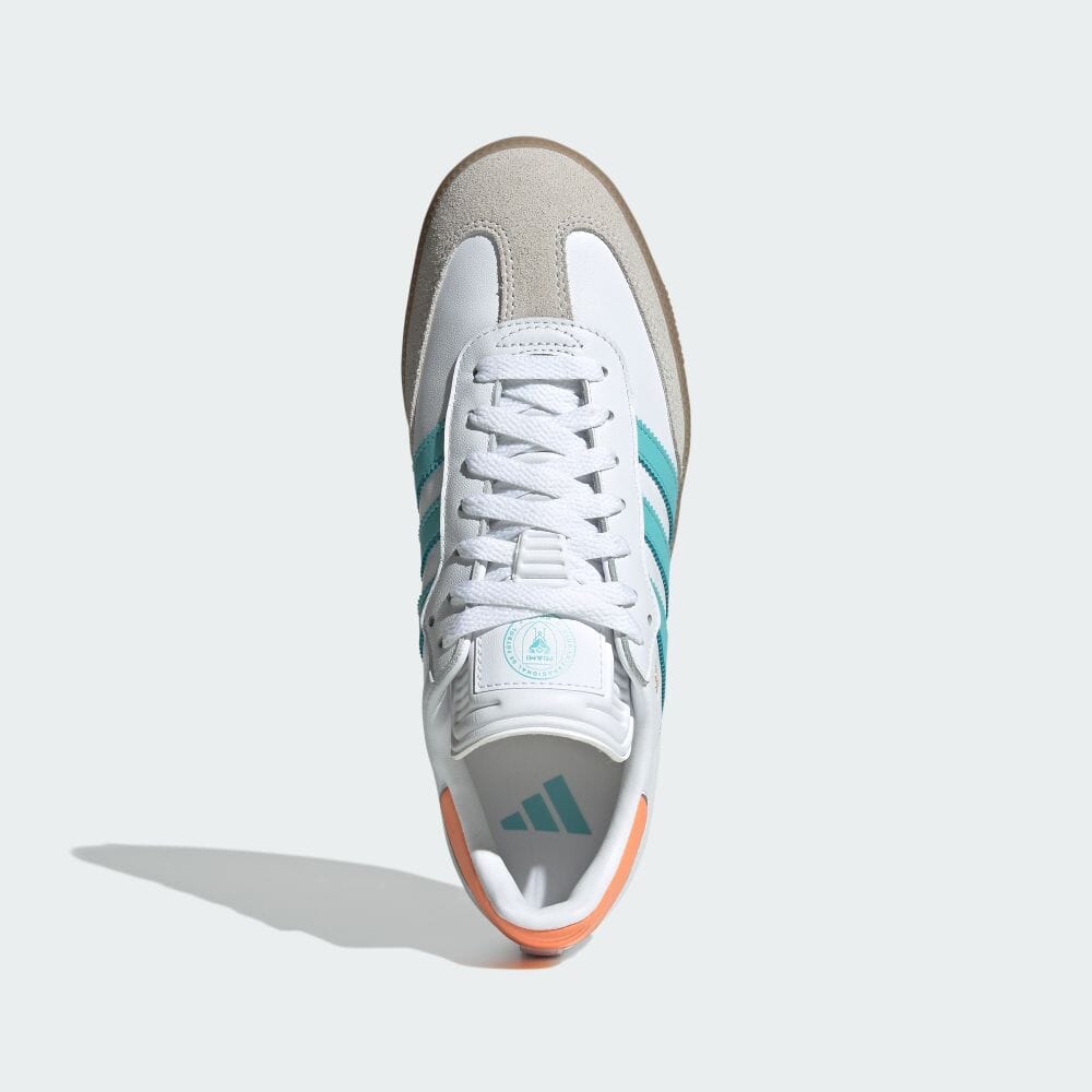 adidas Обувь SAMBA INTER MIAMI CF Белая обувь и обувь Спортивная обувь Унисекс Футбол IH8160 Обувь Белая / Мятная / Каучук