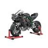 Литой Спрей 1/6 Kawasaki H2R Сплав Гоночный Мотоцикл Модель Звук и Свет Запускаемый Игрушка Мотоцикл Подарок на День Рождения для Парня
