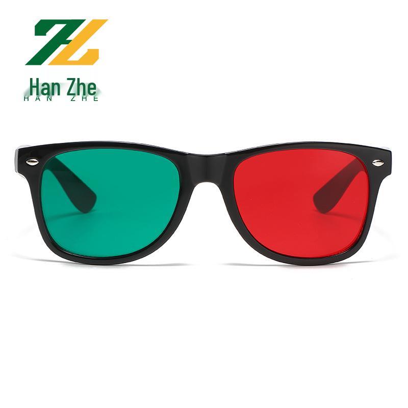 3D Red & Blue Glasses for Cultural Entertainment, Amblyopia & Myopia Training with Projection Support