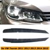 2 шт. веки передние фары веко отделка бровей наклейка для Volkswagen VW Touran 2011 2012 2013 2014 2015 автомобиля
