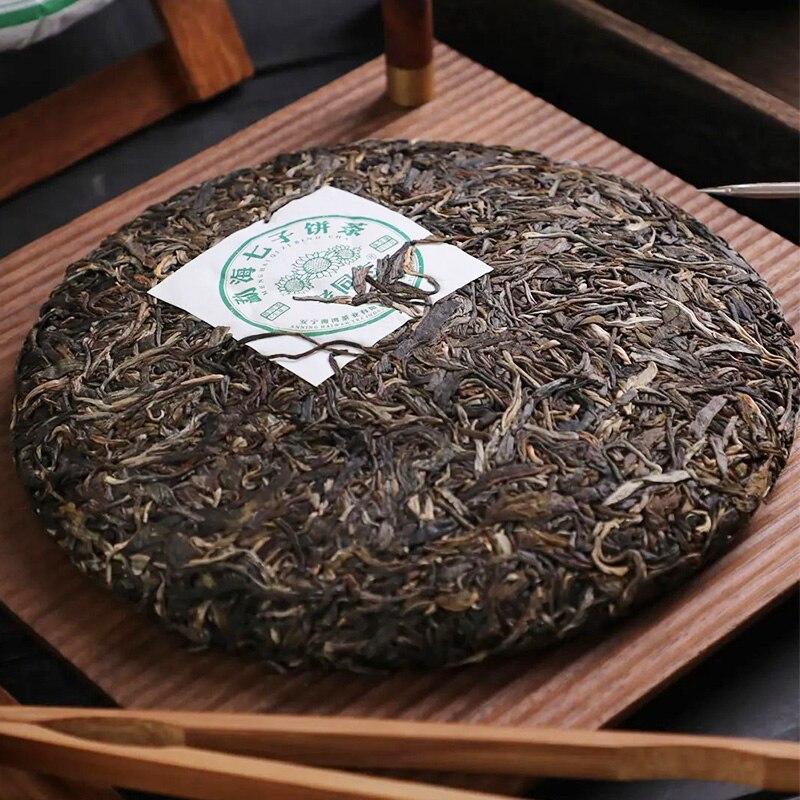 2022 Хайвань Шэн Пуэр Лао Тонг Чжи Мэнхай Чайная зона Цизи Чай Сырой чайный пирог Пуэр 357г