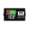 USB/Type C Port Battery Charge Indicator Meter For Leads Acid Lithiums Batteries Real Time Voltages Monitoring Devices