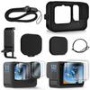 GoPro HERO12 Black Compatible Protective Set Black/11 Black/10 Black/9 Film/case