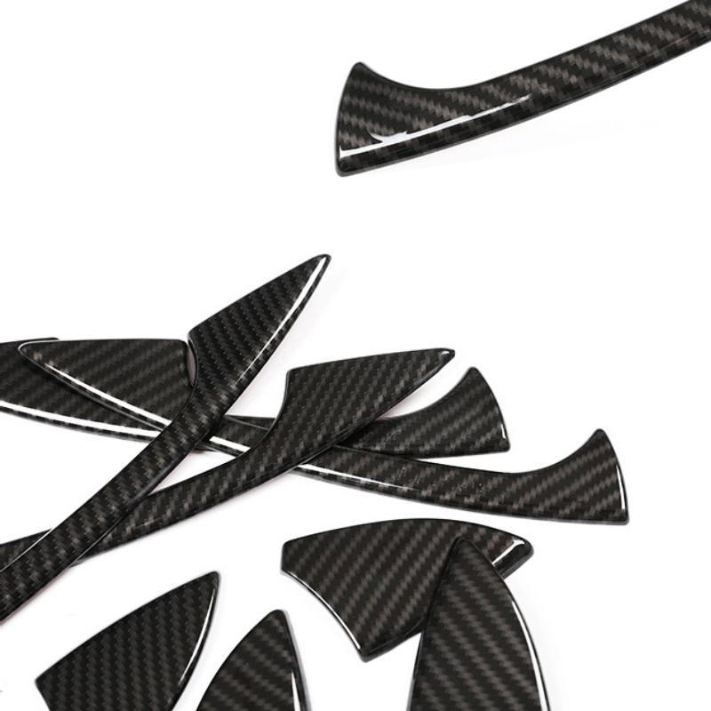 Текстура из углеродного волокна, внешняя дверная ручка автомобиля/накладка на чашу для Mercedes Benz CE GLK ML CLA Class W166 W117 X204 W204 W212