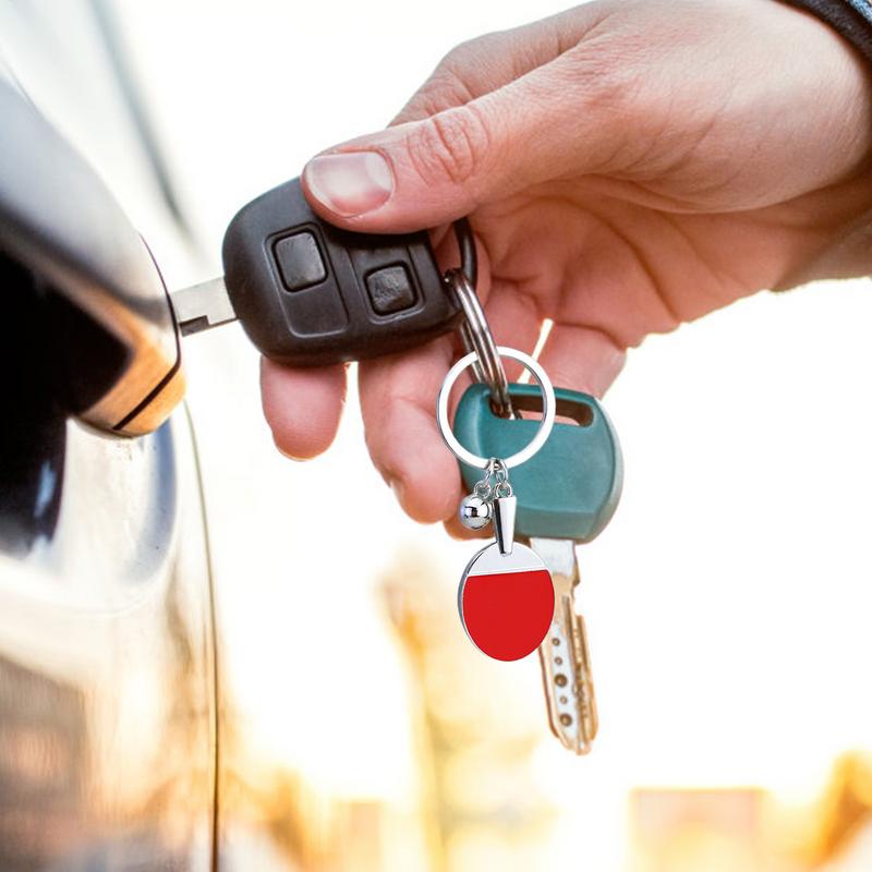 1 шт. Креативный брелок-подвеска Пинг-Понг Ключница Сувенир Милый Спортивный брелок Подвеска Мяч Ключница для фанатов спорта Подарок Украшение