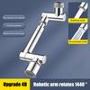1/2Pcs Swivel Faucet Extender Heavy Duty Alloy Retractable Arm Bathroom Kitchen Sink Aerator Rotating Faucet Extension Filter with 2 Sprayer Modes