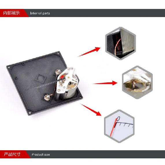 1Pcs CP-96 SJ-96 CZ-96 Double Needle AC 200V 250V 300V 400V 450V 500V 600V 750V Range Analog Voltmeter Gauge Panel Voltmeter