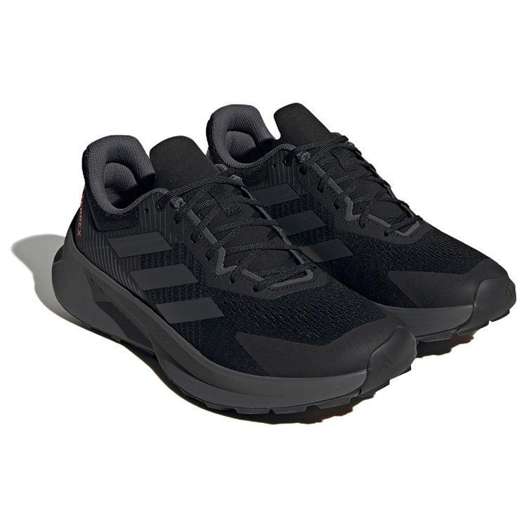Adidas Terrex Soulstride Flow Black Impact Orange Men Sneakers Core-Black Grey-Six GX1822
