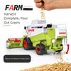 Inertial Driving Harvester Truck Model Movable Joint Farm Truck Toy Farm Tractor Toy  For Boys