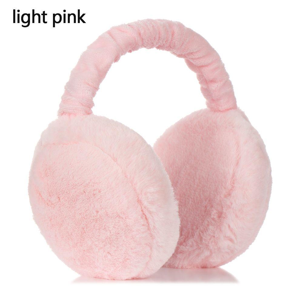 Adjustable Foldable Autumn And Winter Solid Color Women Earmuffs Ear Cover Earflaps