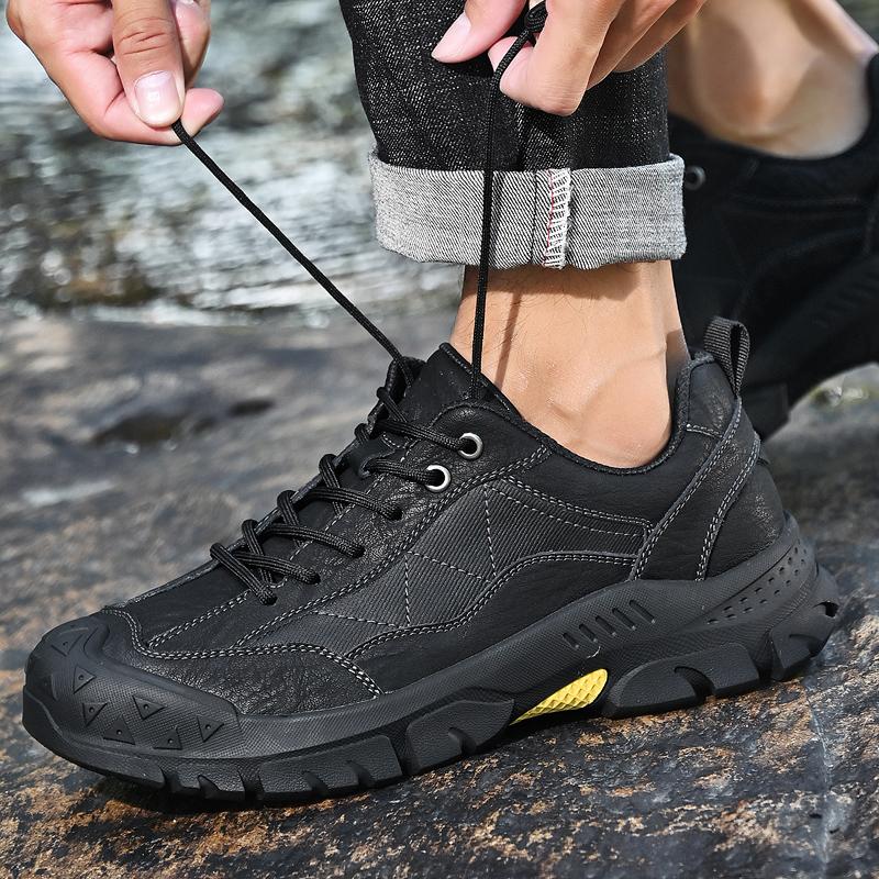 Мужская обувь из натуральной кожи, кроссовки, уличная обувь, мужская обувь на плоской подошве, удобная мужская прогулочная обувь