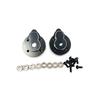 2pieces Brass Counterweight CR18P Rear Hub Carrier For Hobby Plus 1/18 Rock Van Boost Stability