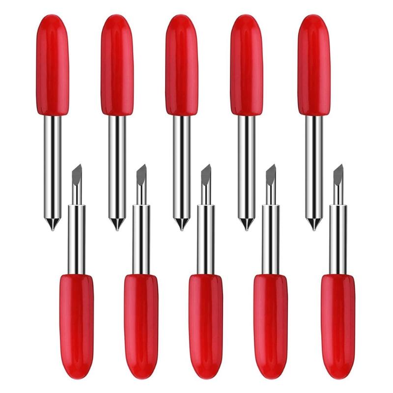 30/45/60 Градусов Лезвия для Винилового резака Плоттера + Держатель Лезвия Для Graphtec CB09 Практичный Вольфрамовый Стальной Фрезер