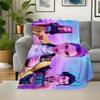 "Vivid Neon Fashion: Bold Colors, Trendy Styles"Blanket Lightweight Flannel Throw Blanket for Sofa, Bed, Travel, Camping, Livingroom, Office