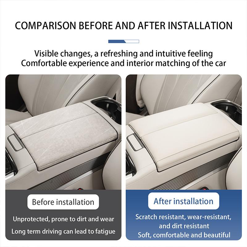 Для DENZA D9 Все серии Подушка подлокотника центральной консоли Кожаная прокладка для увеличения высоты Аксессуары для интерьера автомобиля