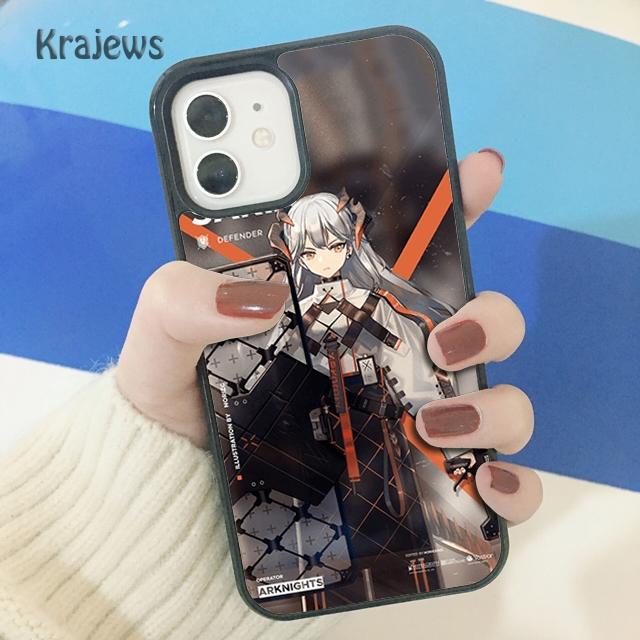 Мягкий чехол для телефона Krajews Amiya Ansel Arknights для iPhone 14 5 SE 6s 7 8 plus X XR XS 11 12 13 pro max Samsung S21 S22ultra