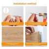 51-510pcs Double-Headed Wall Nails Thread Invisible Safety Screw for Skirting Boards Cement Metal Nails Wood No Trace Fixator