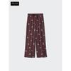Uniqlo Длинные брюки с принтом из японского вискозы