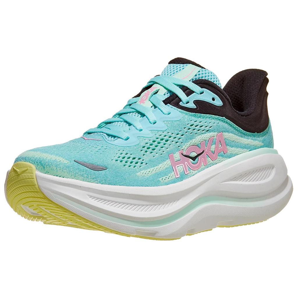 HOKA Bondi 9 Синий Искрящийся Мятный Флюорит Женские Кроссовки Бирюзовый 1162012-BTF