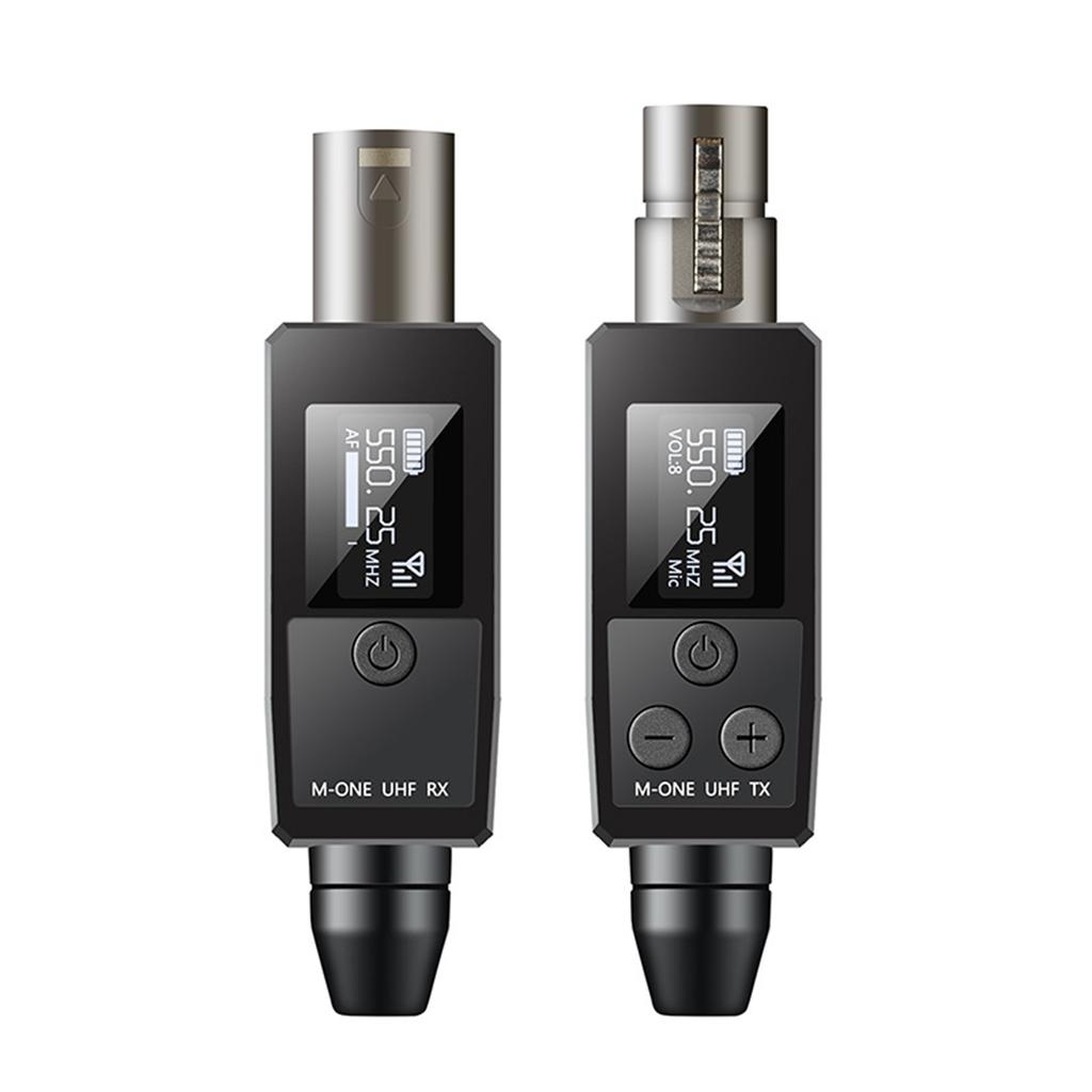 1 пара подключаемых микрофонов, беспроводная система, UHF-передатчик и адаптер-приемник, конвертер для аудиомикшера, DSLR-камеры
