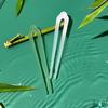 Acetic Acid U Shape Hairpin Chinese Style Hair Stick  Hair Sticks for Long Hair