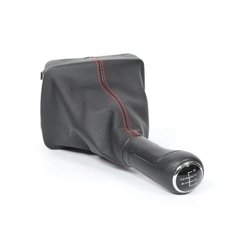 5 Speed Gear Shift Knob For Volkswagen VW Polo 9N 9N2 (2002-2009) Car Styling Manual Lever Gaiter Leather Boot Cover Replacement