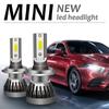 2pcs H7 Led Headlight Bulb Kit Mini 90 6000K 12000LM 12-32V White Super Bright Fog Light Headlight Lamps Car Light