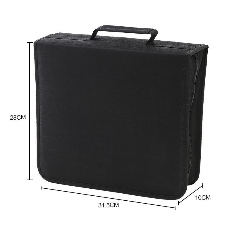 Сумка для хранения 128 CD/DVD Blu-ray дисков из мерсеризованной ткани