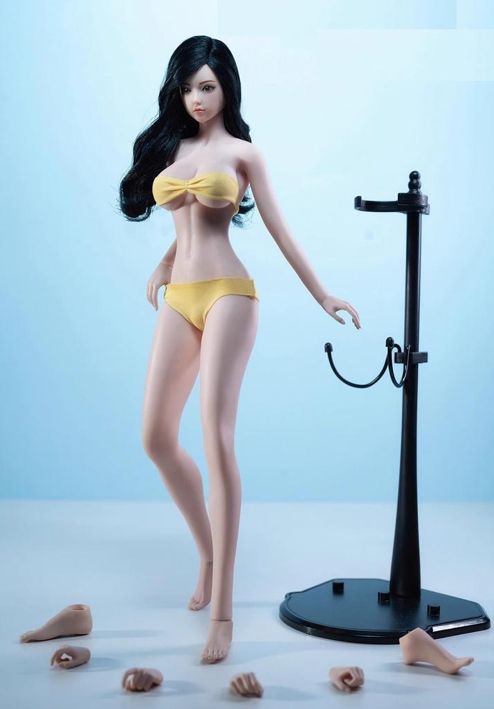 Масштабная фигурка TB League TBLeague Жемчужная кожа Голова красивой девушки Стройный высокий тип Супергибкое бесшовное тело Бикини в комплекте Азиатская женщина полная