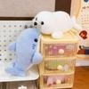 Fluffy Simulation Stuffered Whale Doll Soft Marine Animal Stuffed Doll  Home Decor
