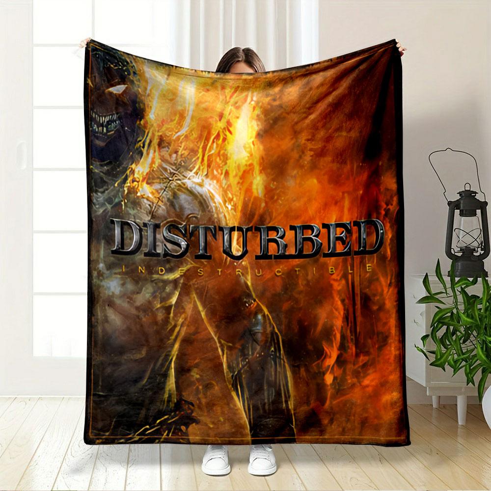 Disturbed Album Art Blanket for all seasons blanket lunch break throw gift