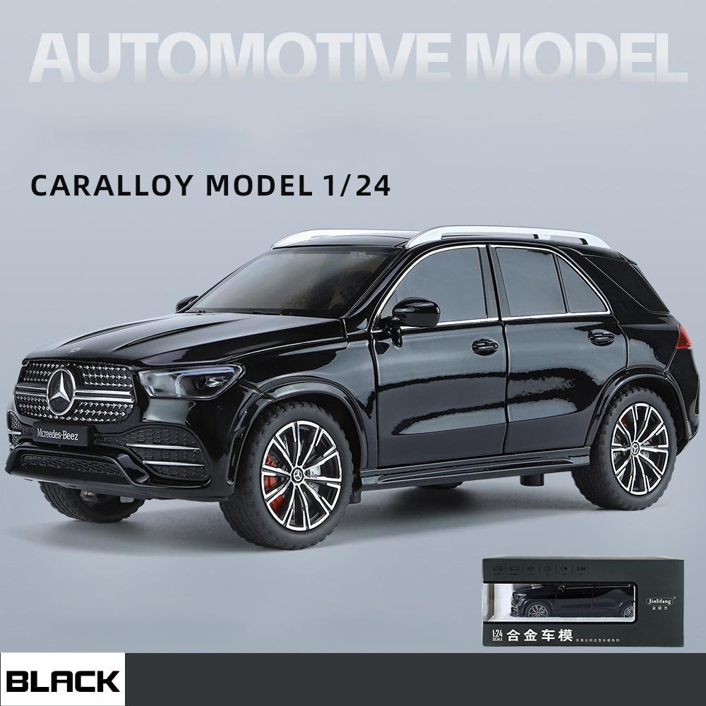 1/24 Benz GLE350 Внедорожник SUV Домашняя Коллекция Украшения Звук и Свет Игрушка Миниатюры Сплав Литье под Давлением Металлическая Модель Автомобиля Игрушки для Детей Игрушка-Симулятор