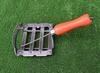 Metal currycomb for cattle horses, with comb, 12 x 12.5 cm, KERBL