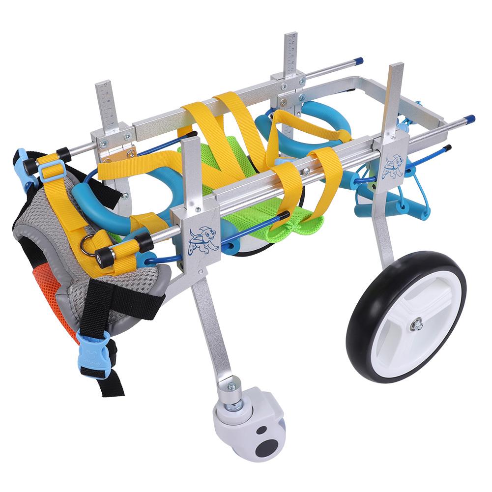 Pet Wheelchair for Handicapped Small Medium Dog Cat Walk Legs Rehabilitation (S)