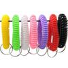 New 10pcs Coil Stretch Wristband Keychain  Keychain  Key Chains