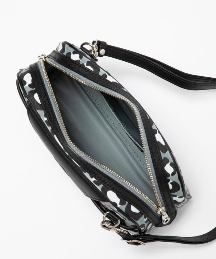 Клатч Hunting World Tradition с леопардовым принтом, серый