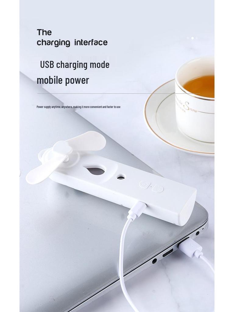 Nano Sprayer Multi-Functional USB Handheld Cooling Fan and Hydration Device