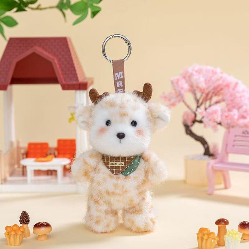Scented Rabbit Plush Keychain - Fluffy Backpack Clip Gift