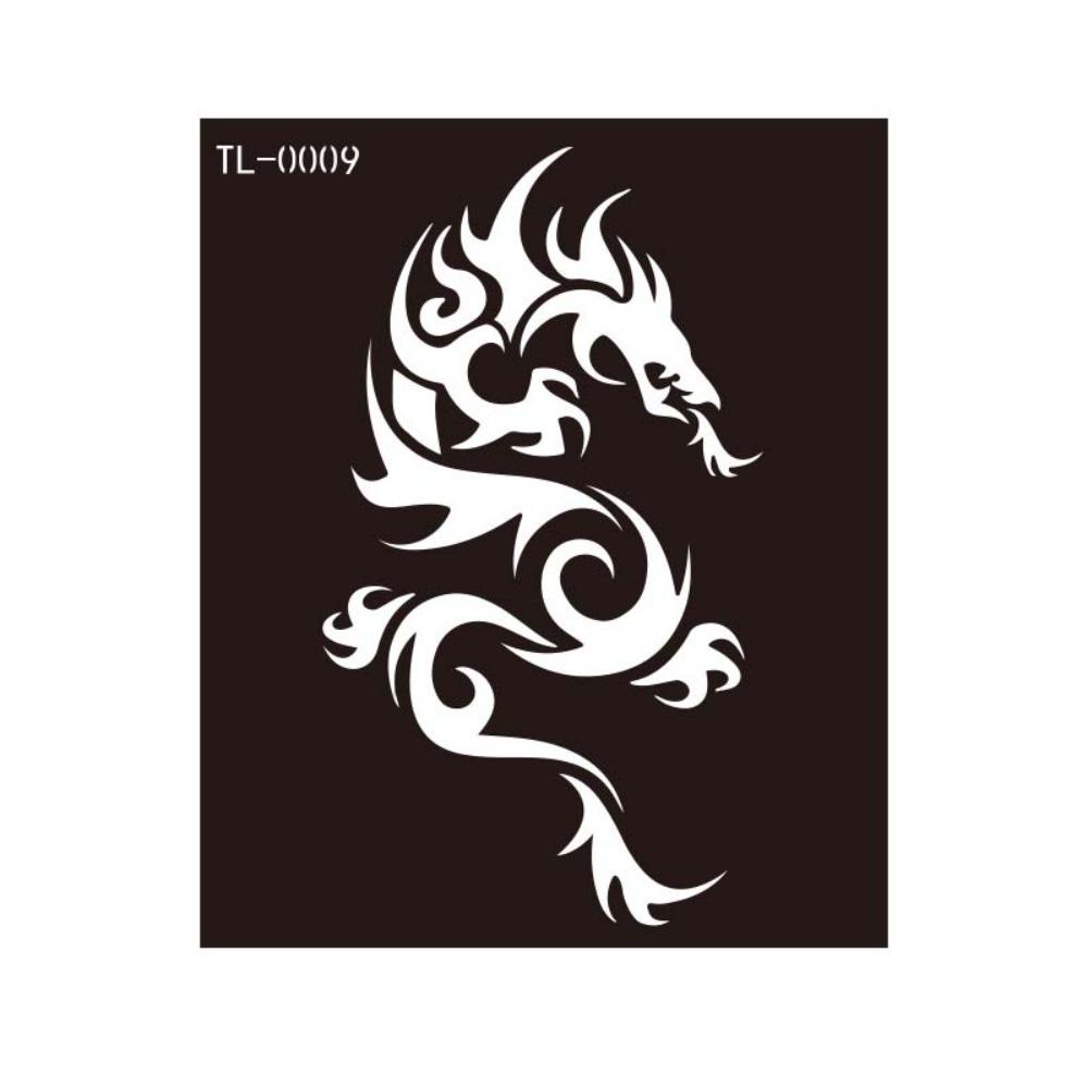 Mehndi Stickers Henna Tattoo Template Fake Tattoo Decals Body Art Sticker Men/Women