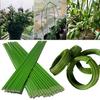 Garden Bendable Single Stem Plant Support Stakes High Strength Easy To Use Wind Protection Indoor Outdoor Plants Stakes Accessories