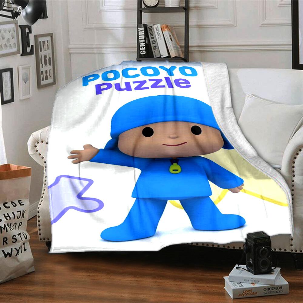 Pocoyo Blanket Soft & Cozy Suitable for Picnics Sofa Office Chair All-Season Use Modern Suitable for Gifting Relatives and Friends