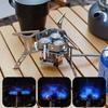 Camping Tourist Burner Outdoor Portable Three Head Stove Big Power Gas Stove Camping Picnic Windproof Stove Cooker Equipment